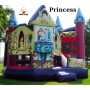 Noleggio castello Gonfiabile Principesse Disney Bergamo