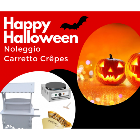 Affitto Noleggio Carretto Crêpes Halloween