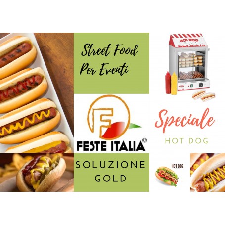 Affitto Noleggio Macchina Hot Dog a Vapore Milano Carretto hot dog Milano