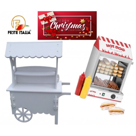 Affitto Noleggio Macchina Hot Dog Natale Lecco Carretto hot dog feste Natale  Lecco