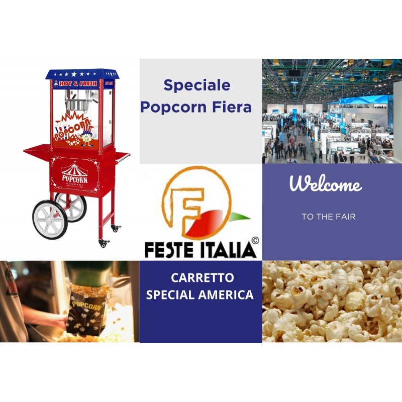 Noleggio Macchina per Pop Corn Milano, Monza, Lombardia - Gonfiabili e Feste