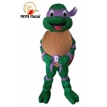 Affitto Noleggio Mascotte Costume Donatello Tartarughe Festa a Tema Tartarughe Ninja