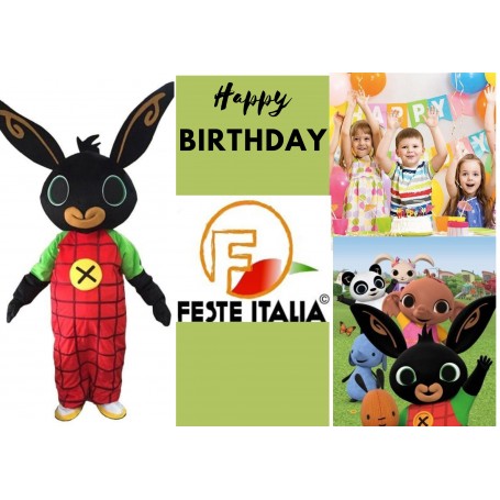 Festa a tema Bing Compleanno a Tema Bing animazione compleanno bing mascotte bing