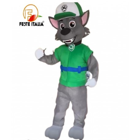 Affitto Noleggio Mascotte Costume Rocky Paw Patrol Festa a tema Rocky Patrol