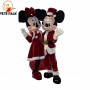 Affitto Noleggio Mascotte Costume Topolino e Minnie Natalizie