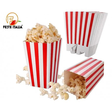 Contenitore Porta Pop corn in Cartoncino  sacchetti pop corn