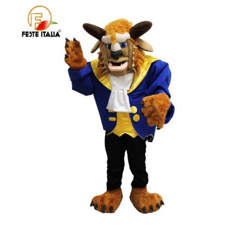 noleggio mascotte costume bestia  film la bella e la bestia Biella