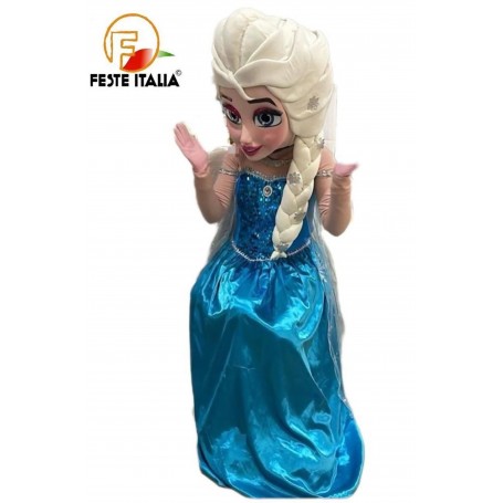 Affitto Noleggio Mascotte Costume Elsa Frozen Biella compleanno frozen Biella  festa a tema frozen Biella