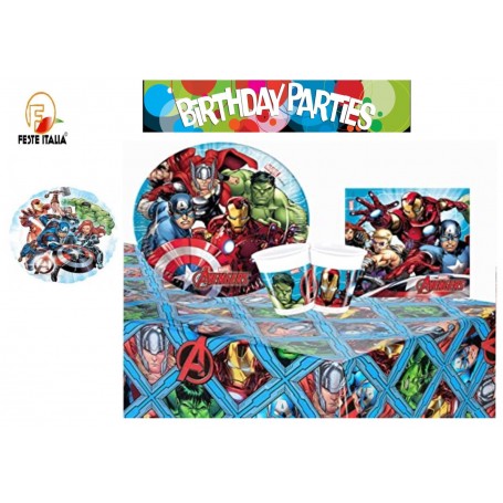 Party  Avengers Compleanno 16 persone