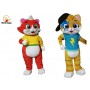 Noleggio N. 2Mascotte Costumi 44 gatti lampo Polpetta AFFITTO COSTUME LAMPO