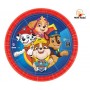 8 piatti a tema Paw Patrol  diametro 19.5cm ideale decorazione tavola dessert