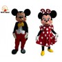 affitto noleggio mascotte costume  Minnie e Topolino