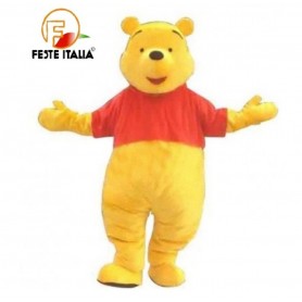 2 mascotte di orso giallo, costumi gonfiabili da orso giallo gigante