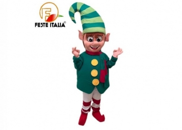 Mascotte Costume Elfo Natale