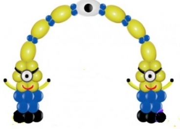 Come creare un arco di palloncini a tema Minions